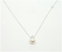 Collana Recarlo Donna Nodo D'Amore in Oro Perla 0.05 Ct XD263/0930A - XD263/0930A